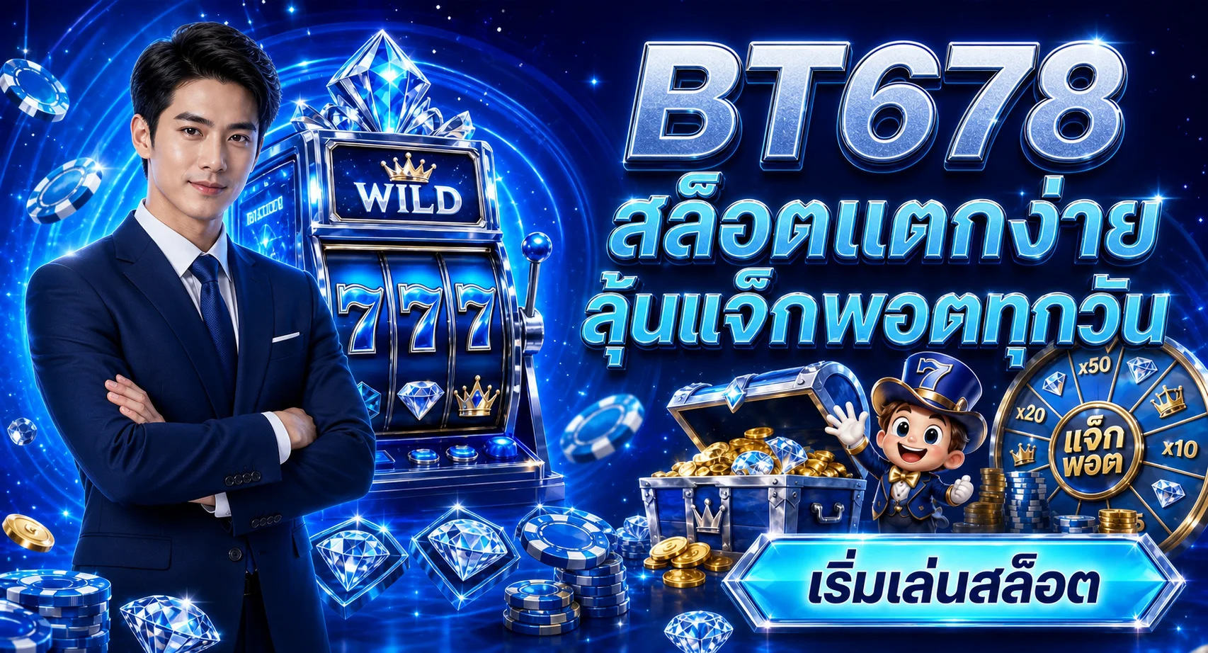 BT678 สล็อตแตกง่ายและเกมแจ็กพอต